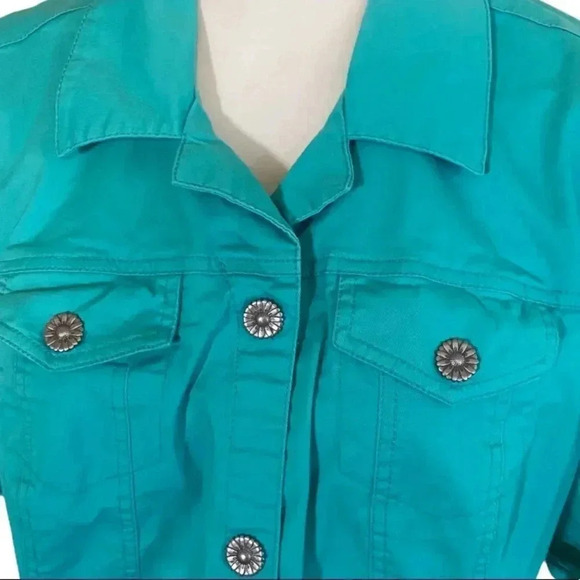 Dress barn size 14/16 short sleeve jacket EUC - Picture 4 of 9